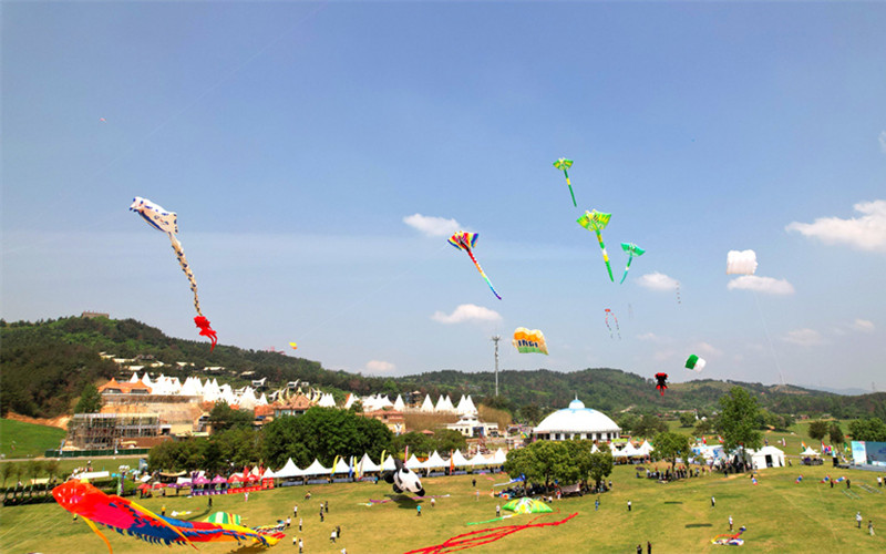 全国运动风筝锦标赛在武汉开幕